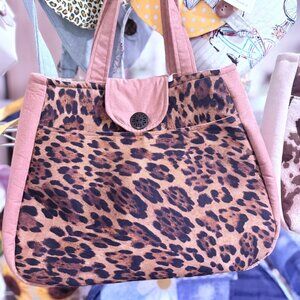 Cheetah Shoulder Bag, Purse, Pocketbook, Handbag, Ethel Tote Bag, Pockets